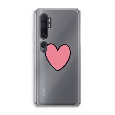 Hartje: Xiaomi Mi Note 10 Transparant Hoesje