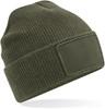 Beechfield CB540 Removable Patch Thinsulate™ Beanie - Military Green - One Size