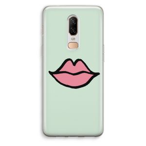 Kusje: OnePlus 6 Transparant Hoesje