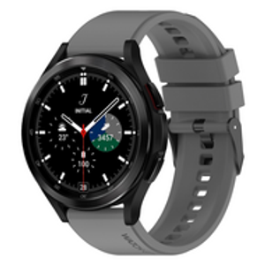 Siliconen gesp bandje - Grijs - Samsung Galaxy Watch 4 Classic - 42mm & 46mm