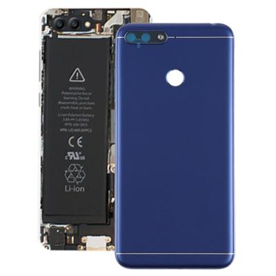 Achtercover met Zijtoetsen & camera lens voor Huawei Honor Play 7A (blauw)