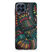 Samsung Galaxy M53 Doorzichtige Silicone Hoesje Aztec - thumbnail