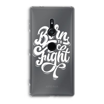 Born to Fight: Sony Xperia XZ2 Transparant Hoesje
