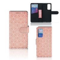 Huawei P40 | Telefoon Hoesje | Pattern Orange | Portemonnee hoesje