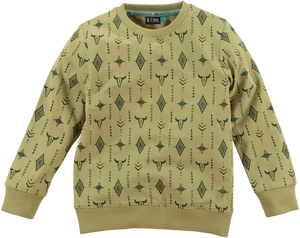 B'Chill Jongens sweater - Hans - Khaki