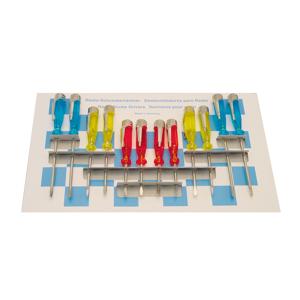 Fittingschroevendraaierset metalen clip 12st 5616165