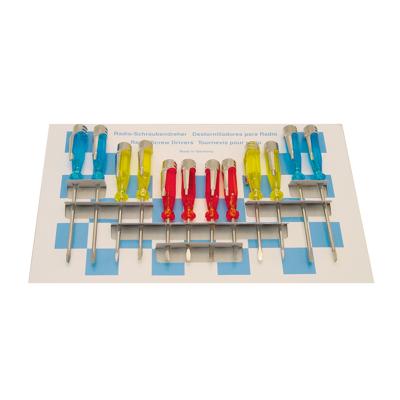 Fittingschroevendraaierset metalen clip 12st 5616165