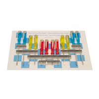 Fittingschroevendraaierset metalen clip 12st 5616165