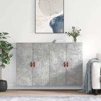 Hangkasten 2 st 69,5x34x90 cm betongrijs