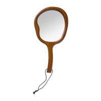 Handspiegel - bruin - 15x27 cm