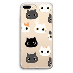 Katten: iPhone 7 Plus Transparant Hoesje