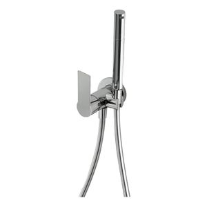 Bidetkraan met handdouche Tres Class | Opbouw | Mengkraan | 1-hendel | Rond | Chroom