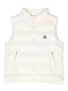 Moncler Enfant gilet Tib à design matelassé - Blanc