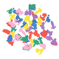 Foam stickers - 210x - voertuigen - stickers kinderen - knutselen - thumbnail