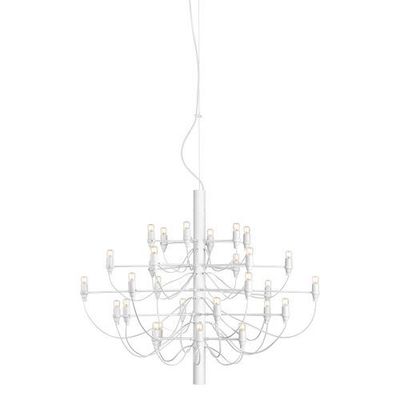 Flos 2097/30 Kroonluchter - Helder glas - Mat wit