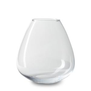 Bloemenvaas Gabriel - helder transparant - glas - D22 x H23 cm - bol vorm vaas