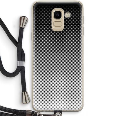 Musketon Halftone: Samsung Galaxy J6 (2018) Transparant Hoesje met koord
