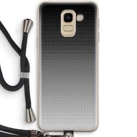 Musketon Halftone: Samsung Galaxy J6 (2018) Transparant Hoesje met koord