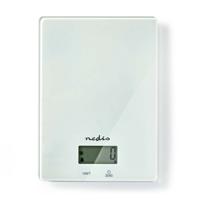 Nedis kasc610wt keukenweegschaal digitaal glas / kunststof wit