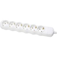 Kopp 129401009 Stekkerdoos 6-voudig Wit 1 stuk(s)