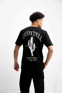 Quotrell Cactus T-Shirt Heren Zwart/Wit - Maat XS - Kleur: Zwart | Soccerfanshop
