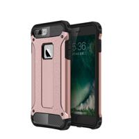 iPhone 7 Plus & 8 Plus robuust pantser TPU + Kunststof back cover Hoesje (roze goudkleurig)