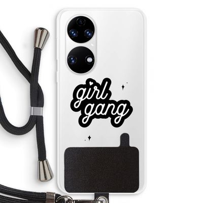 Girl Gang: Huawei P50 Transparant Hoesje met koord