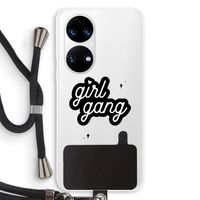 Girl Gang: Huawei P50 Transparant Hoesje met koord