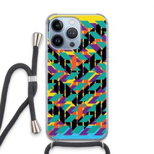 Skew Bee 1: iPhone 13 Pro Transparant Hoesje met koord