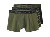 esmara Men 3 Heren boxers (Zwart/groen, L)