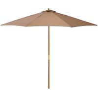 Een hoogwaardige parasol van Outsunny voor de zomer. Hij kan op veel manieren gebruikt worden op je terras, je balkon, of op een feestje. - thumbnail