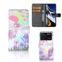 Xiaomi Poco X4 Pro 5G | Telefoonhoesje | Met pasjeshouder | Bird