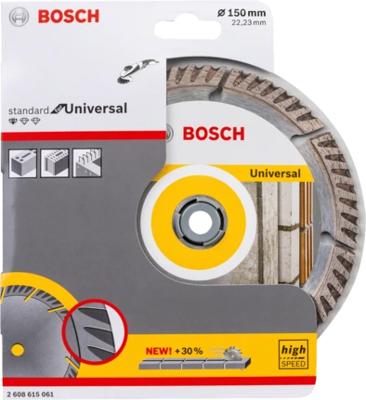 Bosch Accessories 2608615061 Standard for Universal Speed Diamanten doorslijpschijf Diameter 150 mm Boordiameter 22.23 mm 1 stuk(s)