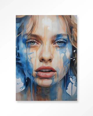 Aqua - Moderne Wanddecoratie | Artprint, Glass Art & Wandkleed