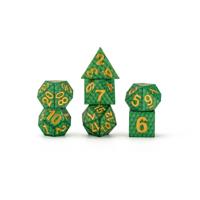 Dragon Storm Sharp Edge Silicone Dice Set Green Dragon Scales (7) Dragon Storm Sharp Edge Silicone Dice Set Green Dragon Scales (7)
