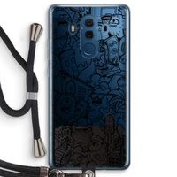 Vexx Black City : Huawei Mate 10 Pro Transparant Hoesje met koord