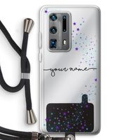 Sterren: Huawei P40 Pro Plus Transparant Hoesje met koord