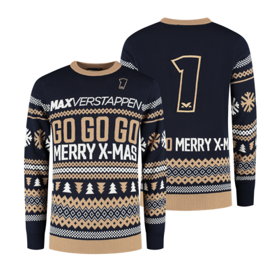 Kersttrui Max Verstappen - Ugly Christmas Sweater - Foute Kersttrui - kids - Maat: 128-134