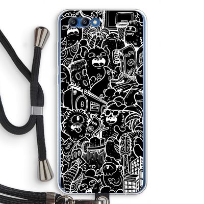 Vexx Black City : Honor 10 Transparant Hoesje met koord
