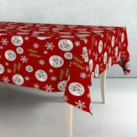 Tafelkleed op rol Exma Rood 140 cm x 25 m Kerstmis