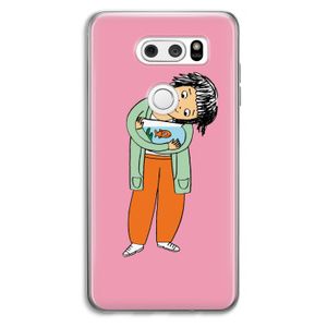 Visknuffel: LG V30 Transparant Hoesje
