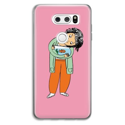 Visknuffel: LG V30 Transparant Hoesje