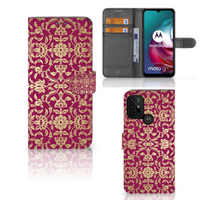 Wallet Case Motorola Moto G10 | G20 | G30 Barok Pink - thumbnail