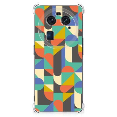 OPPO Find X6 Doorzichtige Silicone Hoesje Funky Retro OPPO Find X6 Doorzichtige Silicone Hoesje Funky Retro