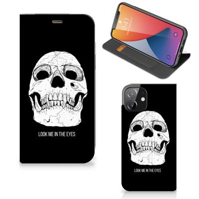 Mobiel BookCase iPhone 12 | iPhone 12 Pro Skull Eyes Mobiel BookCase iPhone 12 | iPhone 12 Pro Skull Eyes