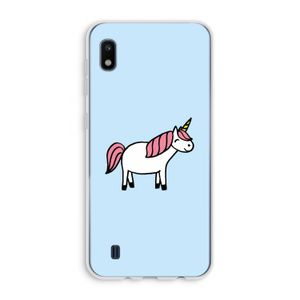 Eenhoorn: Samsung Galaxy A10 Transparant Hoesje