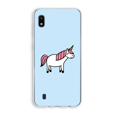 Eenhoorn: Samsung Galaxy A10 Transparant Hoesje