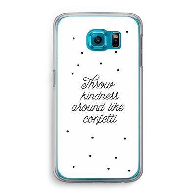 Confetti: Samsung Galaxy S6 Transparant Hoesje