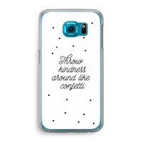Confetti: Samsung Galaxy S6 Transparant Hoesje
