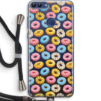 Pink donuts: Huawei P Smart (2018) Transparant Hoesje met koord